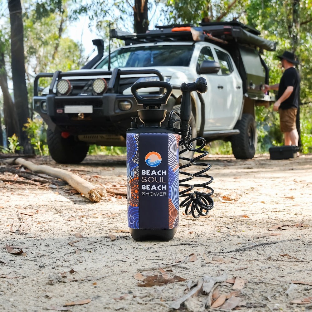 How to use your Beach Shower as a portable car washer