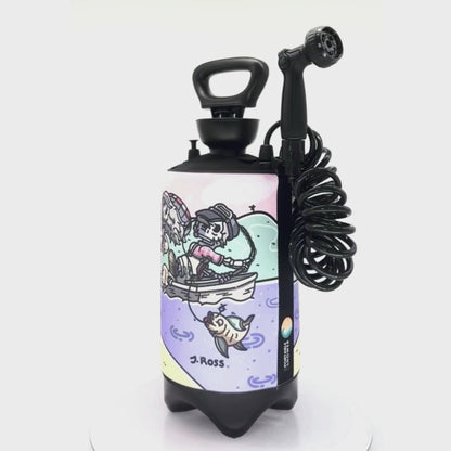 Portable Shower PRO Skully 10L